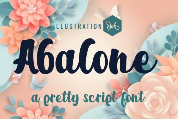 Abalone: A Bold Retro Script Font for Your Craft Projects