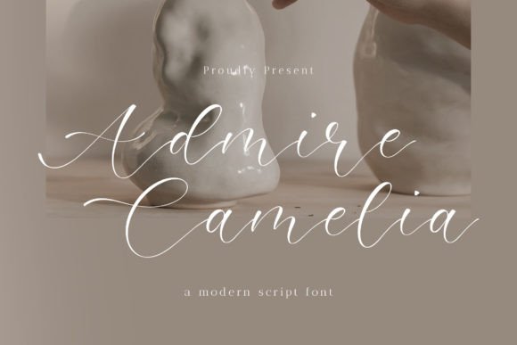 Admire Camelia: A Feminine Script Font for Digital Design
