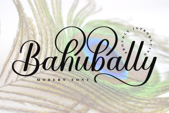 Bahubally: The Script Font for Calm Editorial Moments