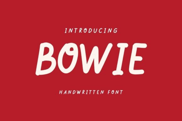 Bowie: The Handwritten Font That Brings Personality to Your Products