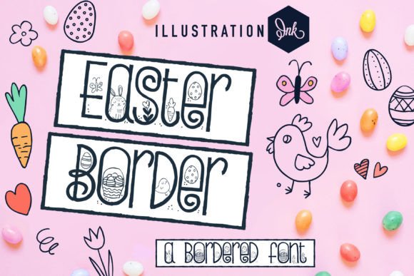 Easter Border: A Playful Font for Building a Charming Brand