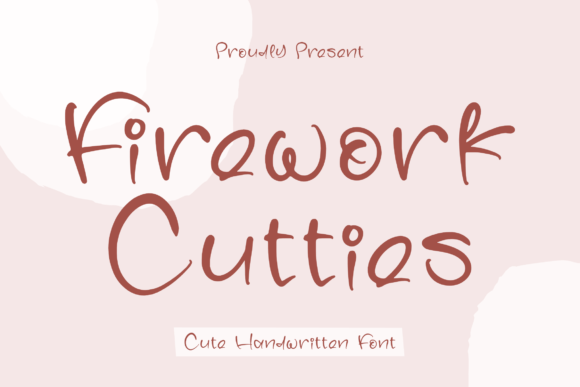 Firework Cutties: A Handwritten Font for Authentic Digital Branding