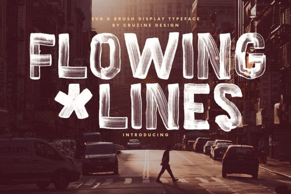 Flowing Lines: A Font That Lifts Your Campaign Visuals