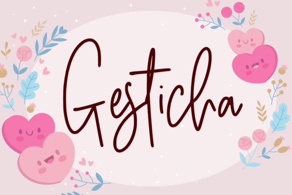 Gesticha: A Quirky Handwritten Font for Standout Web Design