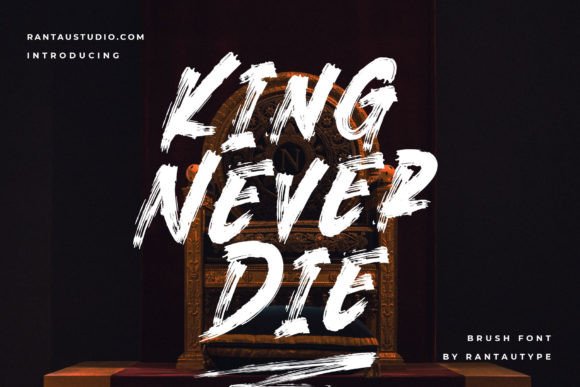 Kingneverdie: A Display Font for Bold Digital Branding