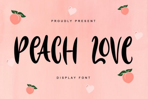Peach Love: A Friendly Handwritten Font for Digital Design