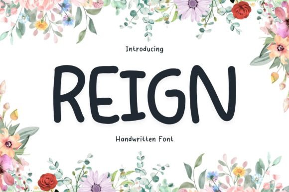 Reign: A Script Font with Modern Authority