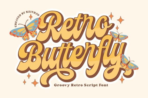 Retro Butterfly: The Font That Captures Attention and Communicates Fun
