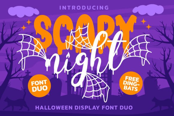Scary Night Duo: A Halloween Font Built for Modern Marketing