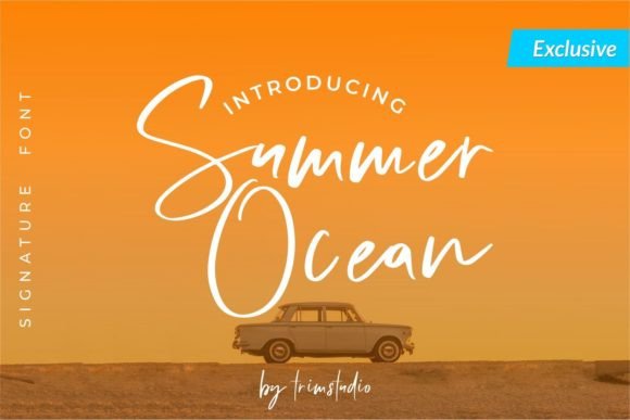 Summer Ocean: A Handwritten Script Font for Campaigns