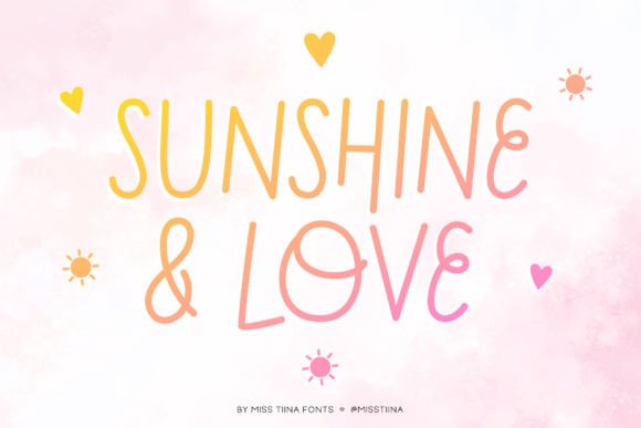 Sunshine and Love: A Font for Joyful Branding Projects