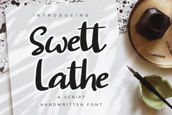 Swett Lathe: A Luxurious Script Font for Modern Branding