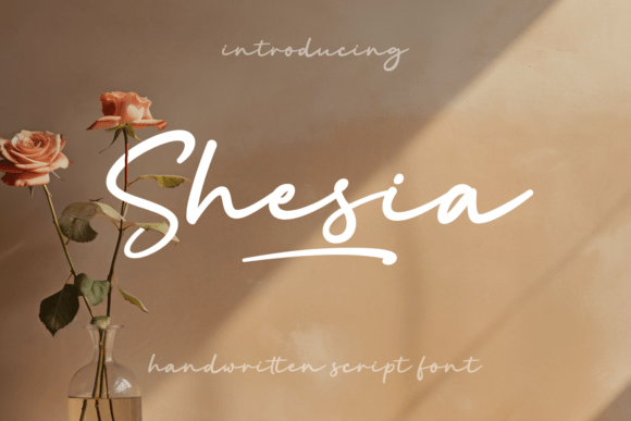 The Shesia Font: A Luxurious Script for Handmade Goods