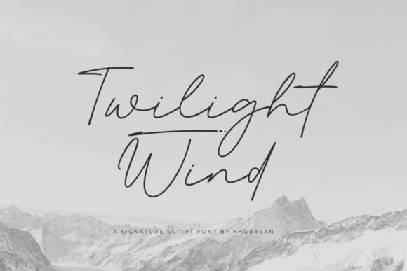 Twilight Wind: An Elegant Script Font for Polished Brands